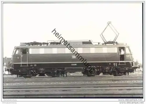 Lokomotive E10 466 - Foto 11cm x 17cm 60er Jahre
