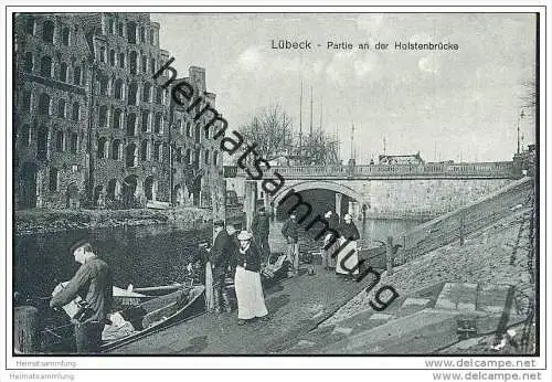 Lübeck - Partie an der Holstenbrücke