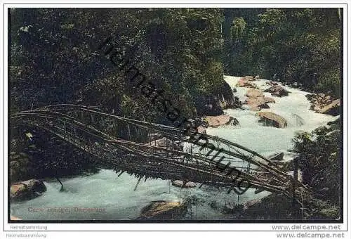 Indien - Darjeeling - Cane Bridge - ca. 1910