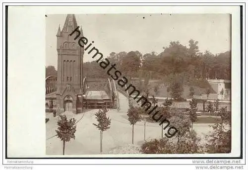 Lübeck - Hubbrücken - Foto-AK ca. 1910