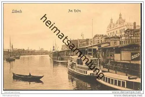 Lübeck - Hafen  - Schiffe