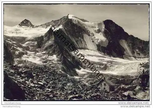 Cabane de Moiry - Dt. des Rosses et Pointe de Mourty - Foto-AK