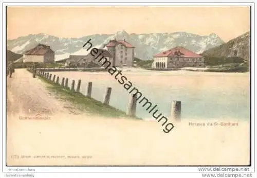 Gotthardhospiz - Hospice du St-Gotthard ca. 1900