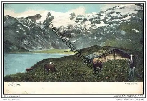 Trübsee - Titlis und See ca. 1900