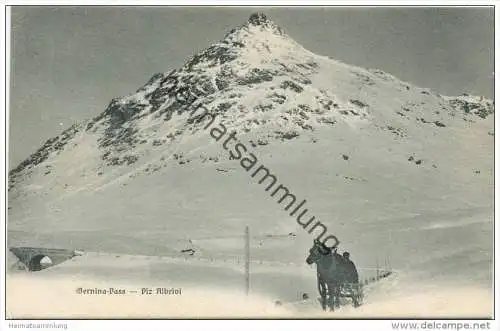 Bernina Pass - Piz Albrivi - Verlag Künzli-Tobler &amp; Co. Zürich