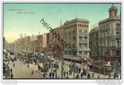 Barcelona - Rambia de les Flores - Strassenbahn