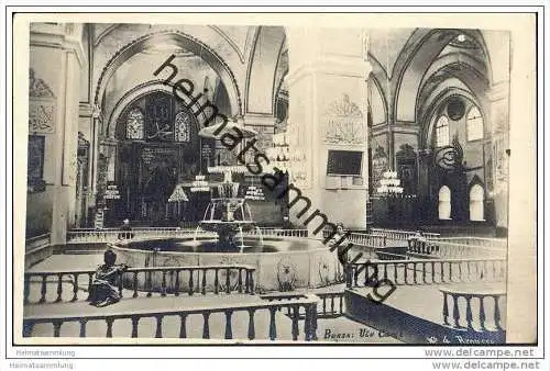 Bursa - Ulu camii - Innenaufnahme - Foto-AK 30er Jahre