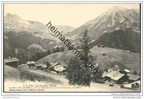 La Forclaz - Le Mont d'Or - Col du Mouellet et la Tour de Famelon