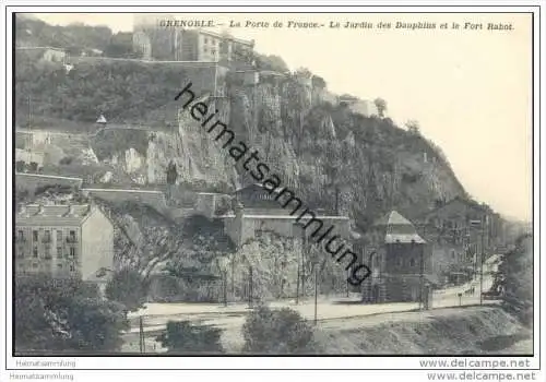 Grenoble - le Jardin des Dauphins et le Fort Rabot