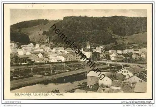 Solnhofen - Rechts der Altmühl - Bahnpost