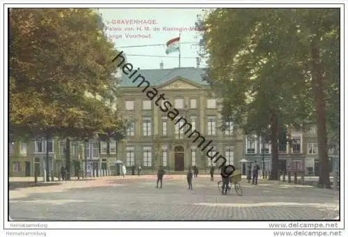 s'Gravenhage - Palais von H. M. de Koningin Mooder - Lange Voorhout