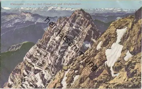 Watzmann mit Venediger und Grossglockner - Verlag Purger & Co. München