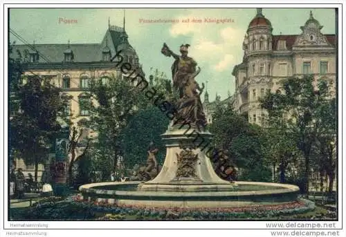 Posen - Perseusbrunnen auf dem Königsplatz