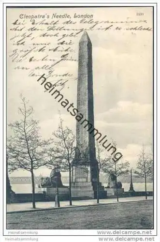 London - Cleopatra's Needle