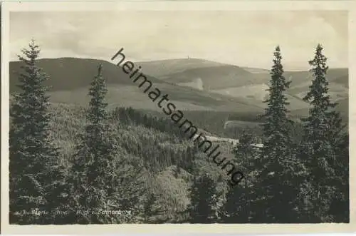 Podhale Miedzygorze - Maria Schnee - Blick zum Schneeberg - Foto-Ansichtskarte - Im schönen Glatzer Bergland