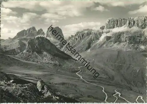 Passo Pordoi - Sassolungo - Foto-AK Grossformat - Edizioni Ghedina Cortina