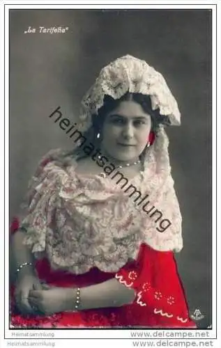 Espana - La Terifena - Spanische Künstlerin - Foto-AK handkoloriert ca. 1910