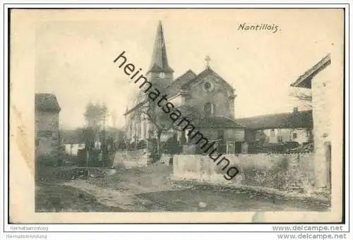 Nantillois - Kirche - Feldpost