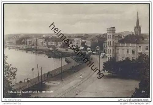 Ostseebad Swinemünde - Bollwerk - Foto-AK