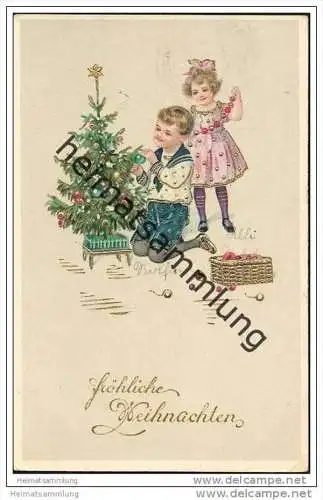 Fröhliche Weihnachten - Kinder - Tannenbaum