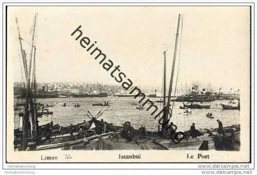 Istanbul - Liman - Foto-AK 30er Jahre