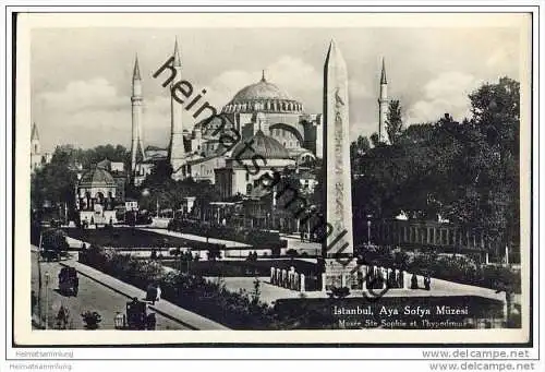 Istanbul - Aya Sofya Müzesi - Foto-AK 30er Jahre