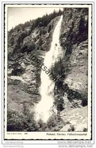 Maltatal - Fallbachwasserfall - Foto- AK