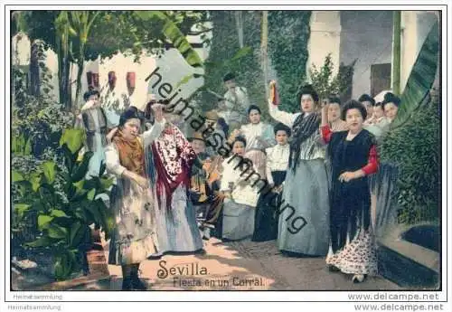 Sevilla - Fiesta en un Corral ca. 1900