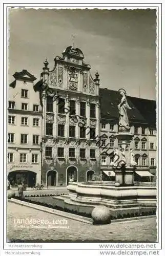 Landsberg am Lech - Rathaus - Foto-AK