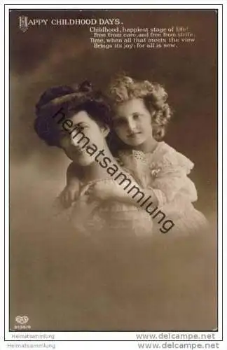 Happy childhood days - Verlag EAS E. A. Schwerdtfeger London - Serie 3136 - Foto-AK