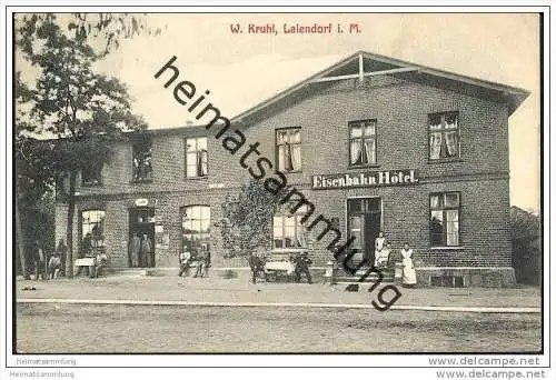 Lalendorf - Eisenbahn-Hotel W. Kruhl