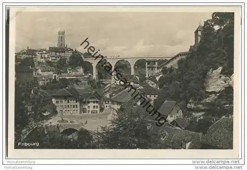 Fribourg - Foto-AK - Feldpost