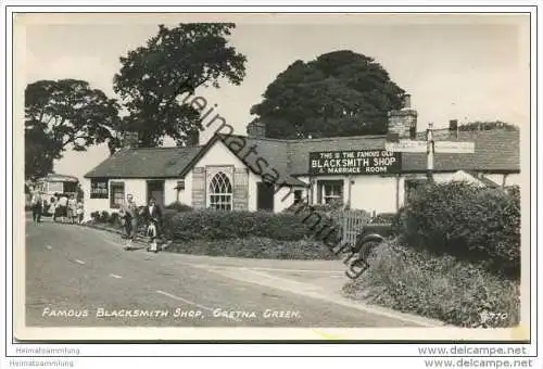 Gretna Green - Famous Blacksmith Shop - Foto-AK