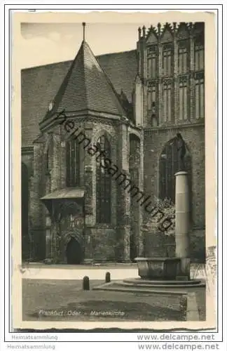 Frankfurt a. d. Oder - Marienkirche - Foto-AK