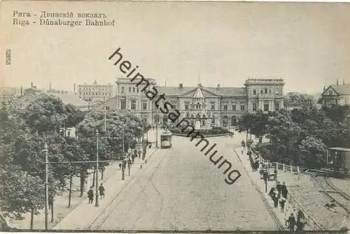 Riga - Dünaburger Bahnhof - Verlag Stengel & Co. GmbH Dresden