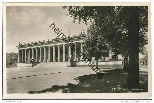 Berlin - altes Museum - Foto-AK