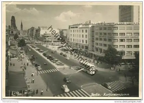 Berlin - Kurfürstendamm - Foto-AK Grossformat - Verlag R. Lissner Berlin-Lichterfelde gel.