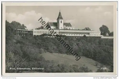 Wien - Kahlenberg - Höhenstrasse - Foto-AK