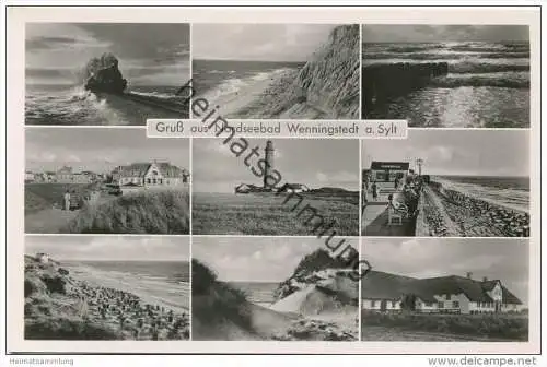 Wenningstedt auf Sylt - Foto-AK 50er Jahre - Verlag E. Rubin Lübeck