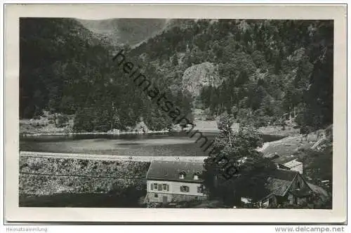 La vallée de Munster - Lac du Schiessrothried - Foto-AK gel. 1939