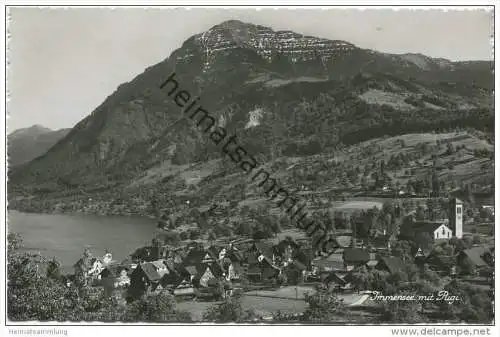 Immensee mit Rigi - Foto-AK - Verlag Engelberger Stans