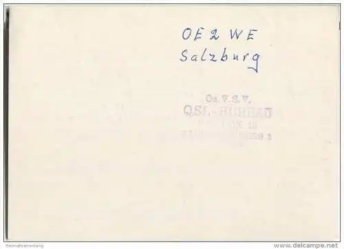 QSL - QTH - Funkkarte - DJ3QP - Herford - 1959