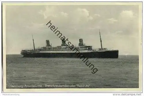 Hamburg-Amerika-Linie - Dreischraubendampfer Resolute