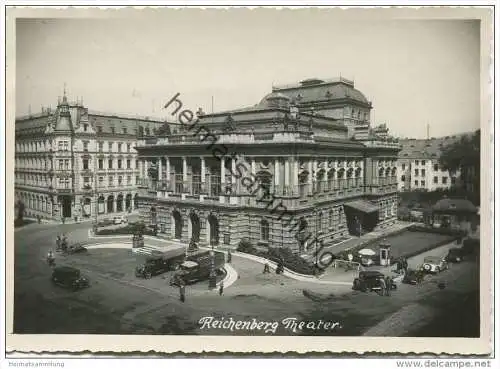 Reichenberg - Liberec - Theater - Feldpost - Foto-AK Grossformat