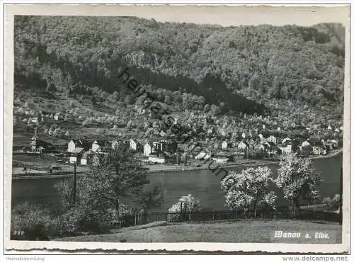 Wanov Wannow - Vanov an der Elbe - Foto-AK Grossformat