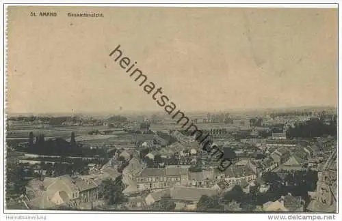 St. Amand les Eaux - Gesamtansicht - Verlag J. G. Schmitz Cöln - Rückseite beschrieben 1918