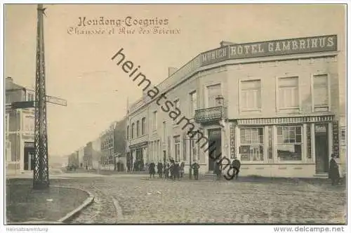 Houdeng-Geognies - Chaussée et arue des Trieux - Verlag M. Marcovici Bruxelles