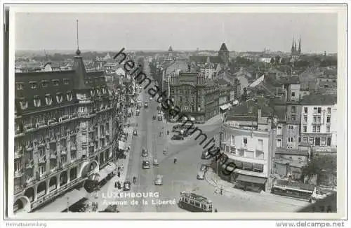 Luxembourg - Avenue de la Liberte - Strassenbahn