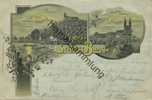 Schloss Banz - Verlag Hübler & Strödel Reichenbach i. V. gel. 1899