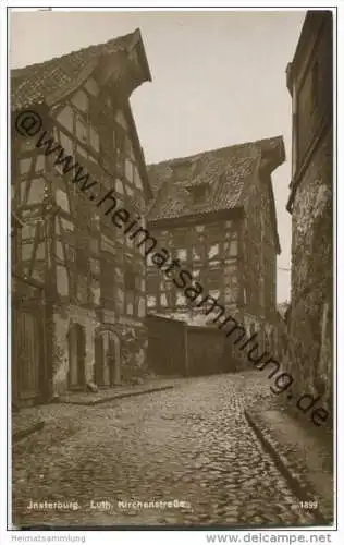 Insterburg - Tschernjachowsk - Luth. Kirchenstrasse - Foto-AK